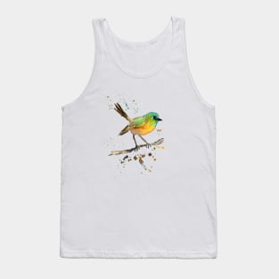 Songbird on branch Tank Top